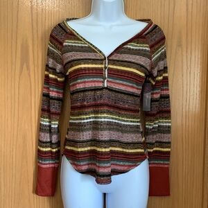 No boundaries S (3-5) striped long sleeve